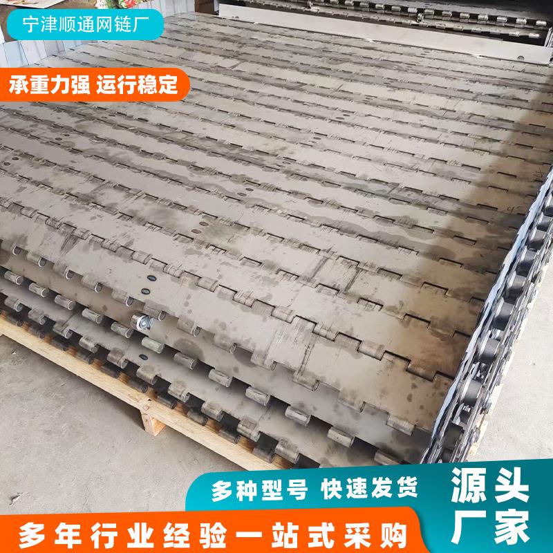 304不锈钢链板输送带耐高温茶叶果蔬烘干重型链板链条式冲孔链板