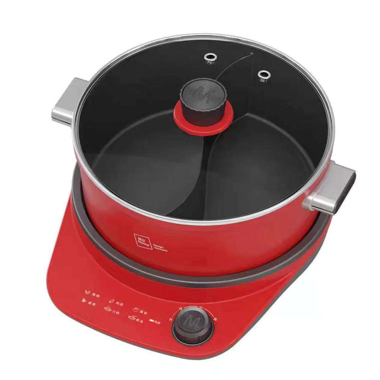 米技生活米技生活 多功能锅（鸳鸯电火锅）EMP-L6011 6L电火锅