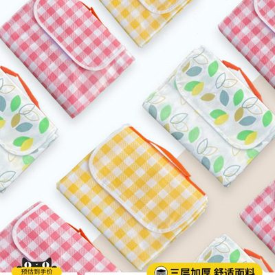 户外露营野餐垫防潮垫加厚便携防水防潮郊游可折叠草地耐脏地垫