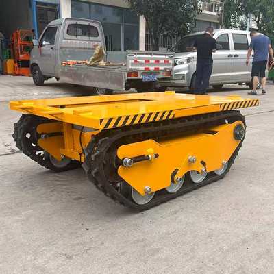 电动履带底盘山地运输遥控电动液压底盘复杂路况履带底盘总成厂家