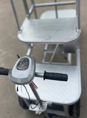 鸡场观察车养殖场行走式观察车电动鸡鸭舍巡查防疫代步车三层加高