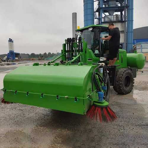 中旺 大型扫雪机道路除冰清雪滚刷车辆改装液压推雪板机载扫雪机