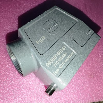HARTING连接器09300160541单扣侧出HAN-16B-HSE-R-PG29浩亭0540
