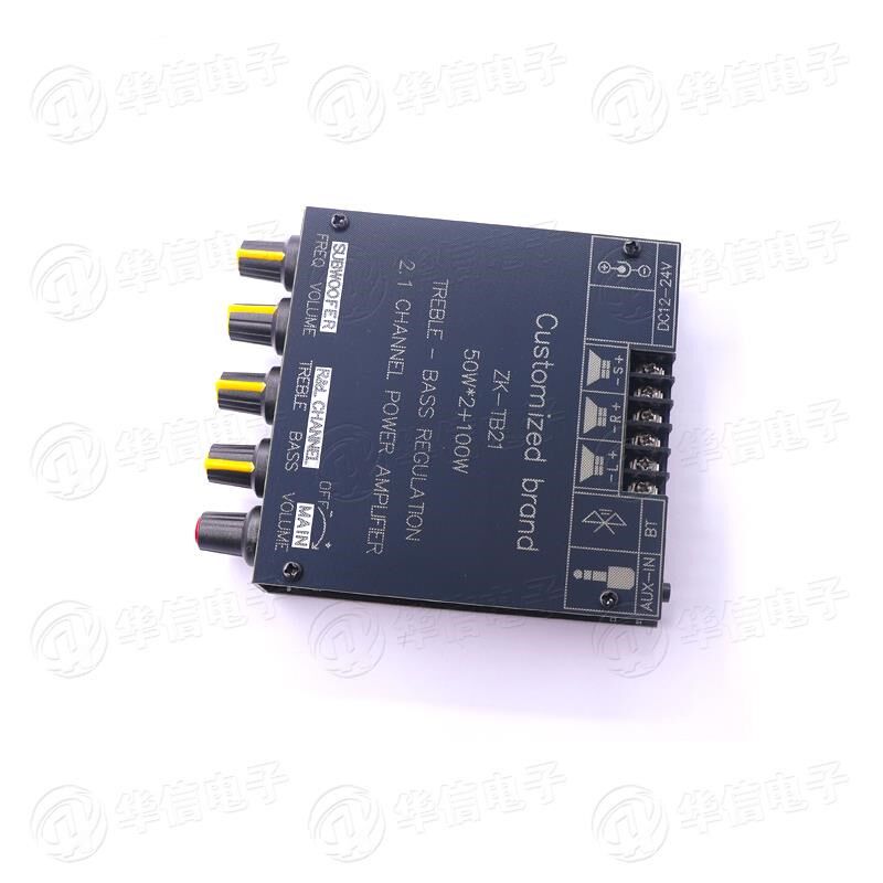 TPA3116蓝牙5.0大功率2.1超重低音炮数字功放板12-24V成品板