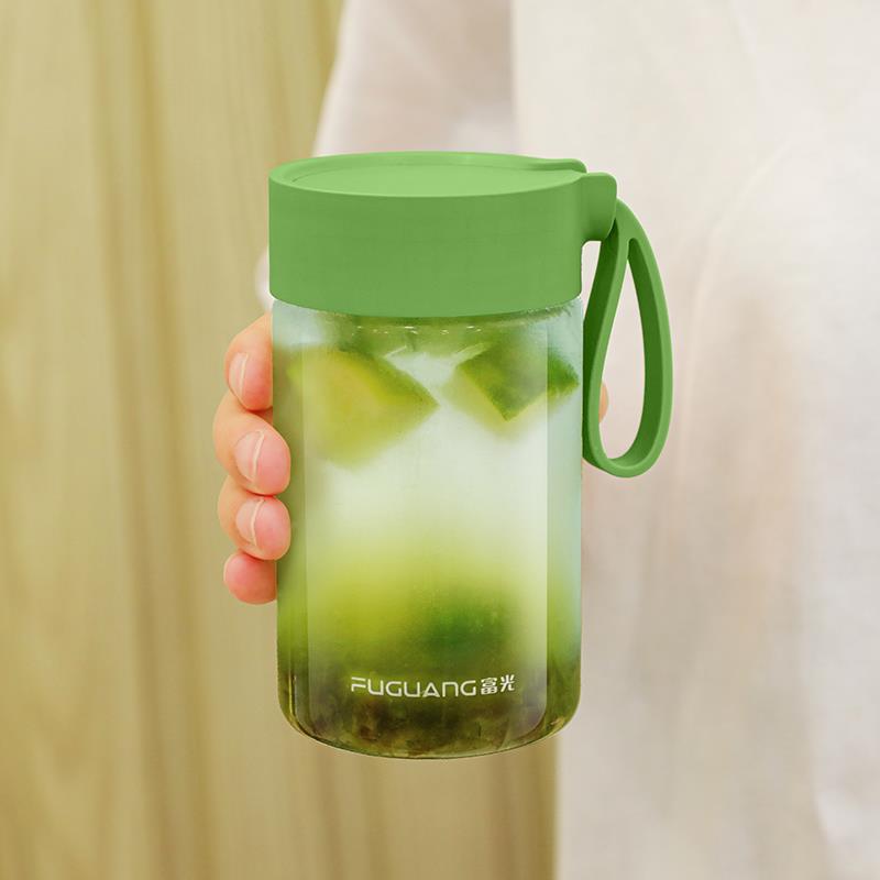 夏季高颜值水杯女学生夏运动便携过滤茶杯儿童防摔幼儿园塑料杯子