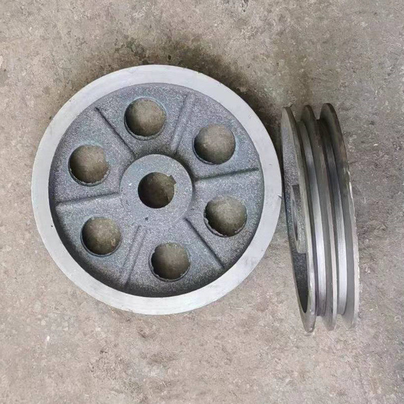 皮带轮双槽B型 2槽 加厚皮带轮铸铁