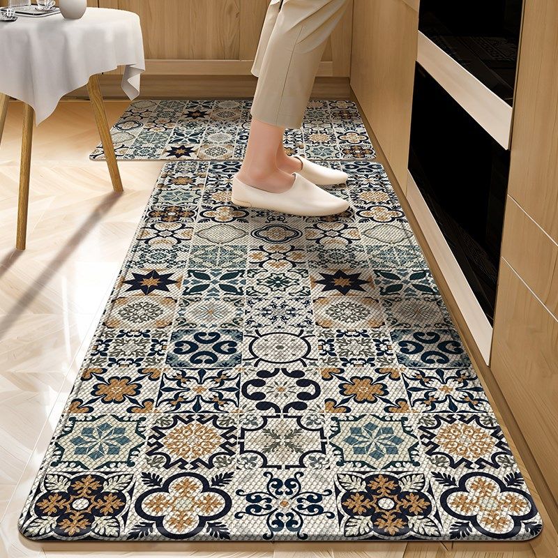 厨房地垫防滑防油可擦免洗吸水吸油防水垫子脚垫2025新款地毯垫子,居家布艺,厨房地垫,淘宝优惠券,粉丝福利购,淘宝优惠卷