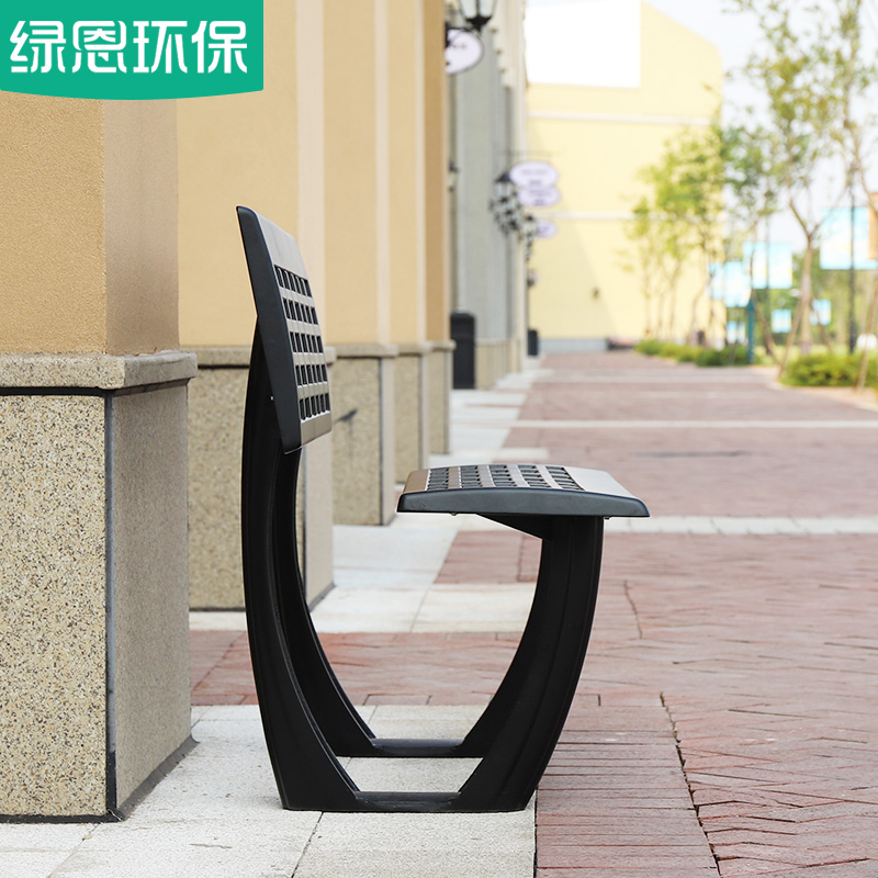 特色铸铝公园椅 步行街 户外长椅 园林广场靠背休息椅 曼尼托巴椅
