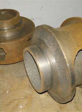 无堵塞泥桨泵铁叶轮全扬程叶片排污泵配件WQ5.5/7.5/11KW轴25水叶