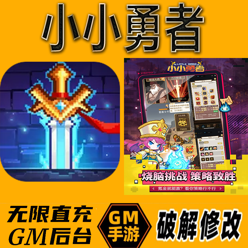 小小勇者gm后台手游无限免充满级vip成品开局号兑换cdk