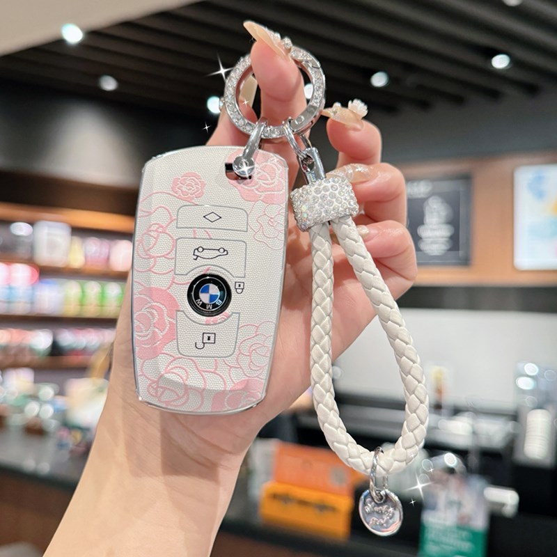 适用宝马钥匙套老款三3系5系7系GT车320li壳X1/X3/X5/525扣女