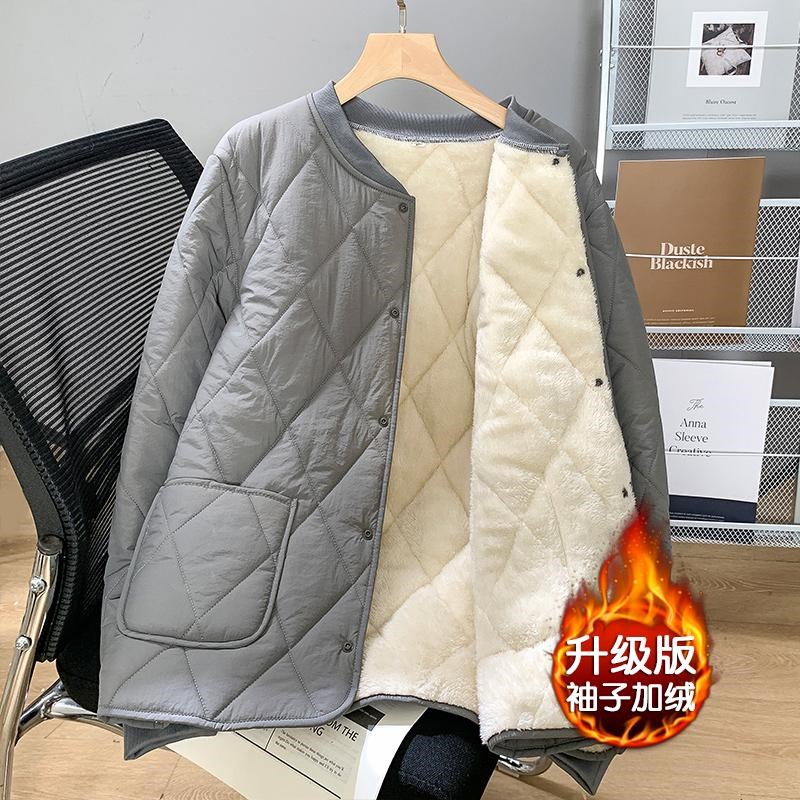 立领男士棉衣内胆冬季加绒保暖加厚打底棉袄中老年爸爸装棉服外套