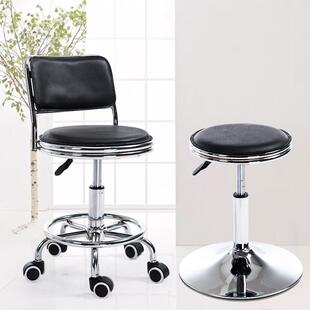 吧台椅美容圆凳子实验凳酒吧椅子靠背椅高脚凳旋转吧台凳升降椅子