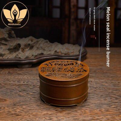 青松堂苏公铜炉名家胡青松瓜子香炉铜炉覆古香封香