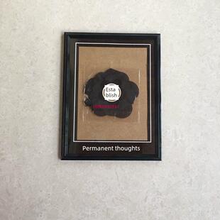 包邮摆台10寸12寸A4照片殡仪馆寄存柜专用老人遗像遗照相框 黑花