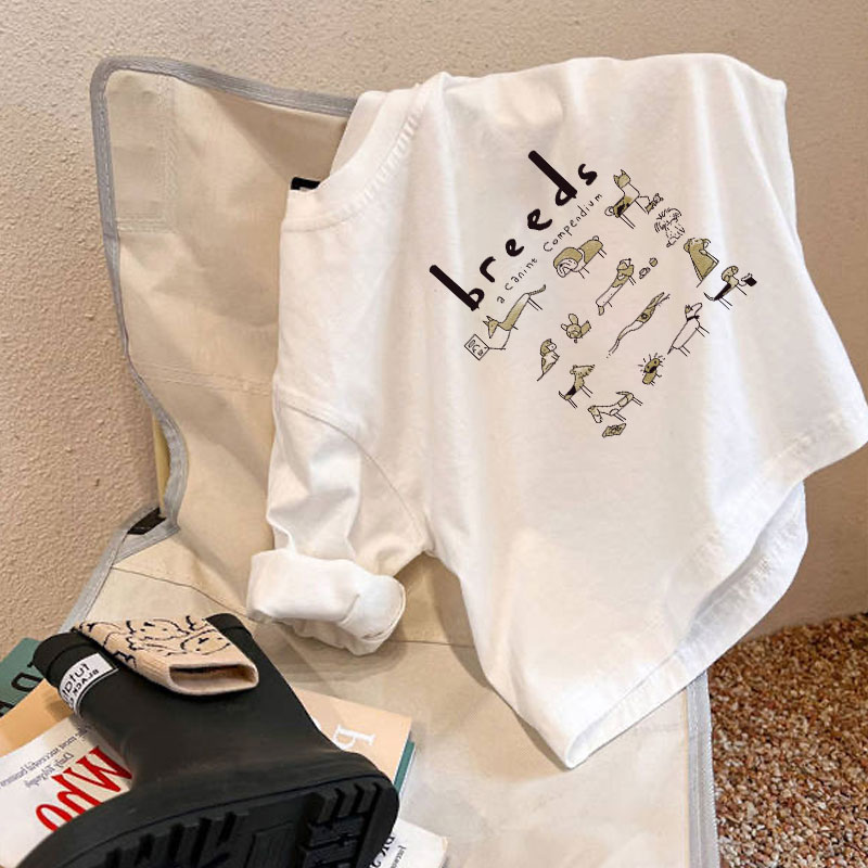 KKX!纯棉儿童长袖T恤2025秋款宽松白色休闲百搭男女童内搭打底衫