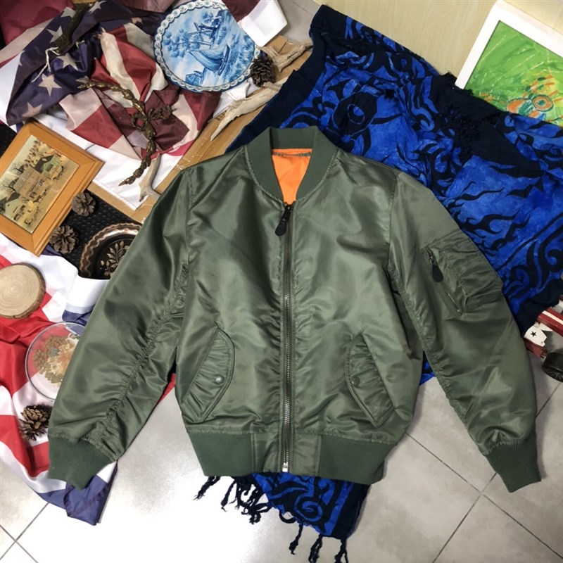 MA1飞行夹克春版单夹克薄款 男女情侣码飞行服 双面穿防水防风