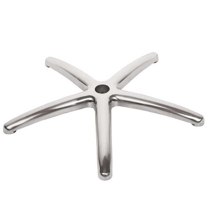 福司达电脑椅办公椅五星脚电镀安吉银白电镀