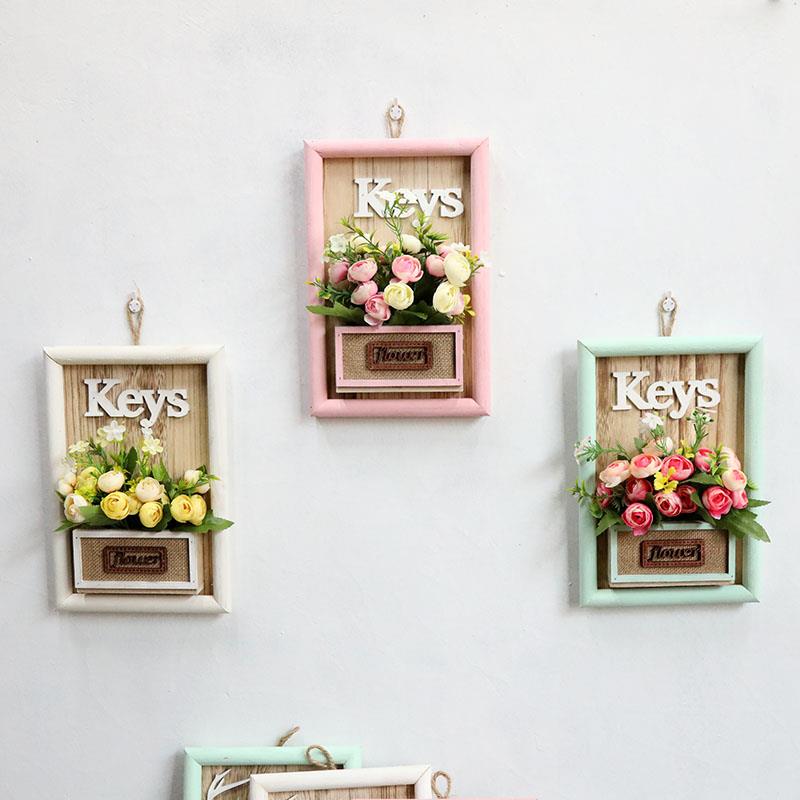 墙面装饰品创意房间布置卧室墙上壁挂花篮客厅室内餐厅墙壁挂件花