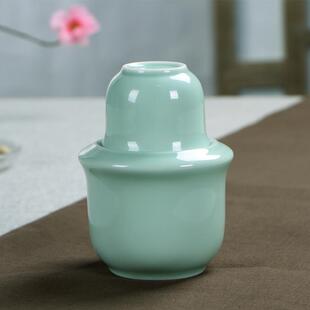 二两半斤陶瓷烫酒壶家用热暖酒器分酒器黄酒白酒杯 温酒壶酒具套装