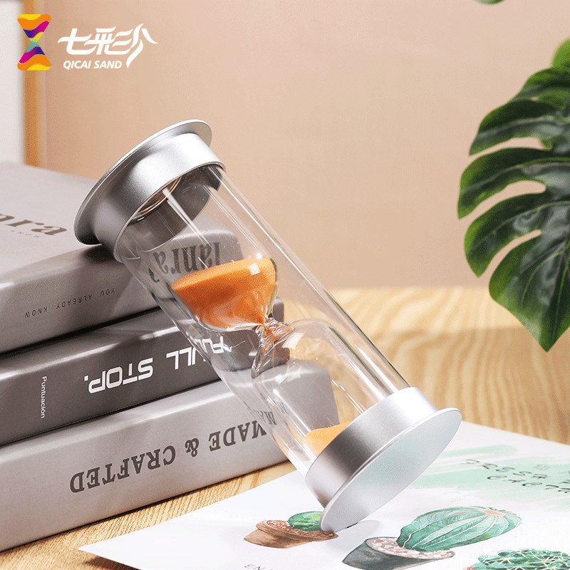 沙漏计时器儿童防摔10/30/60分钟半1小时个性创意时间流沙瓶摆件