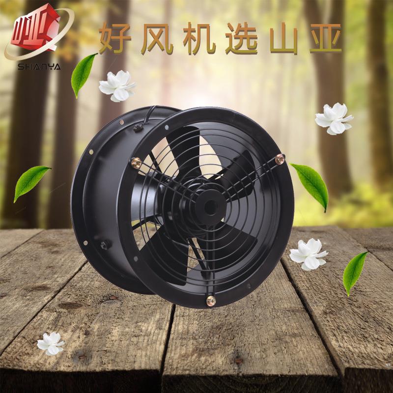 外转子轴流风机YWF4D-550 高筒管道风机结构紧凑大功率工业排风扇