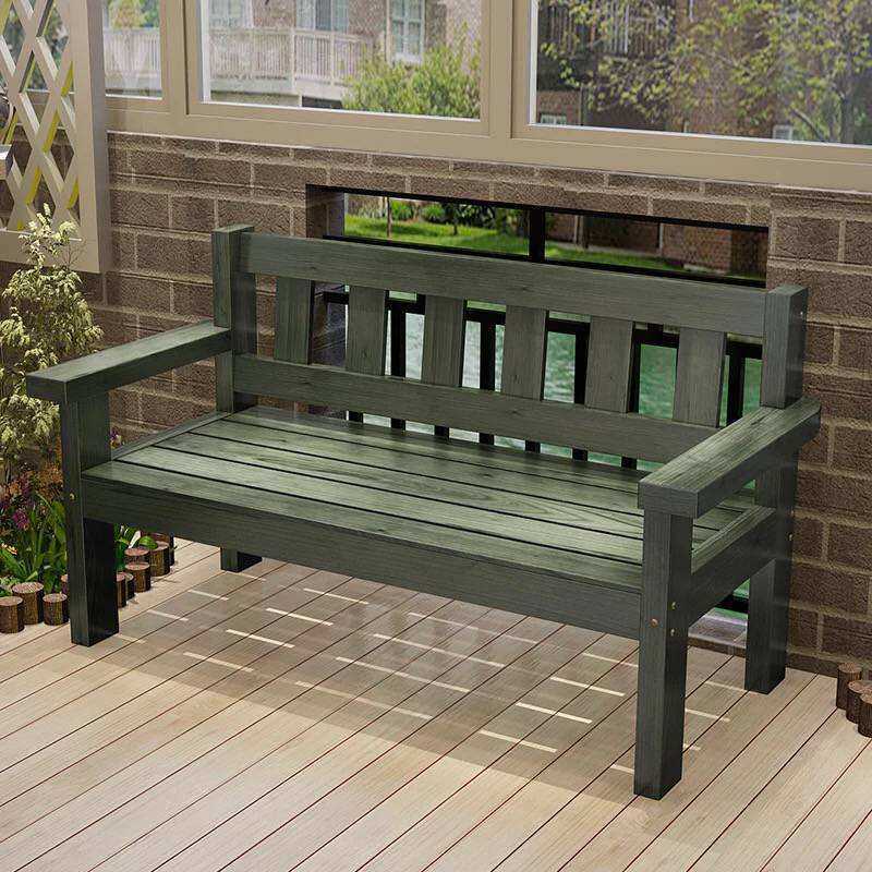 实木沙发椅复古做旧阳台休闲室外靠背双人长条沙发椅美式防腐木J&,鲜花速递/花卉仿真/绿植园艺,割草机/草坪机,淘宝优惠券,粉丝福利购,淘宝优惠卷