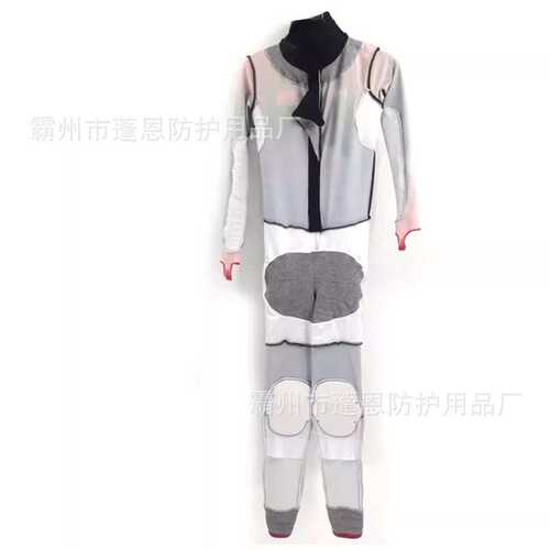 短道速滑全防切割连身服 运动紧身速干滑冰服滑冰训练连体服