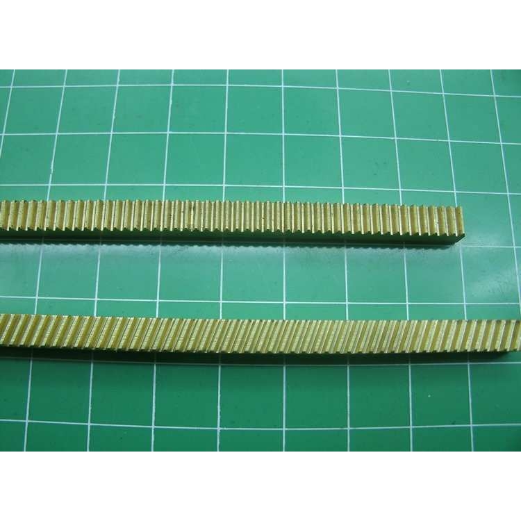 0.5M模铜斜齿条宽8*高8/宽8*高6升降器微调导轨自动调焦距手动滑