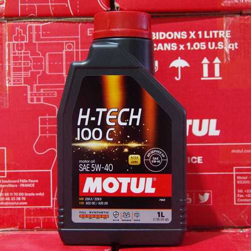 摩特机油 H-TECH 5W-40 SP级 1L 全合成适用桑塔纳帕萨特途昂探岳