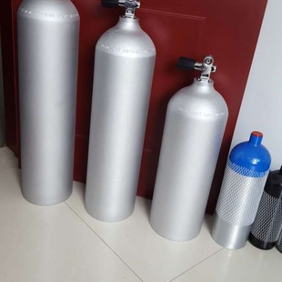 呼吸器专用 12L高压铝合金潜水瓶 空气瓶 潜水阀门 氧气阀