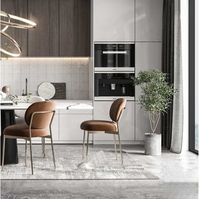 北欧餐椅家用凳子靠背椅子现代简约书桌椅酒店轻奢铁艺餐厅餐桌椅