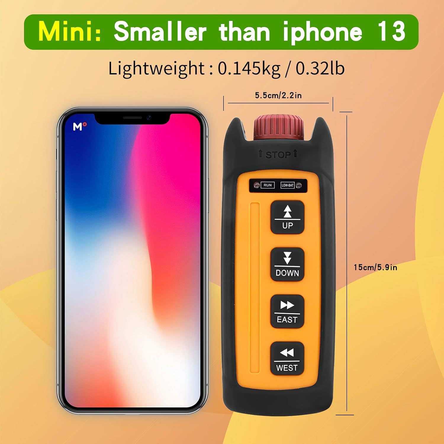 Mini Hoist Crane Wireless Remote Control 4 Button 12V 24V 36