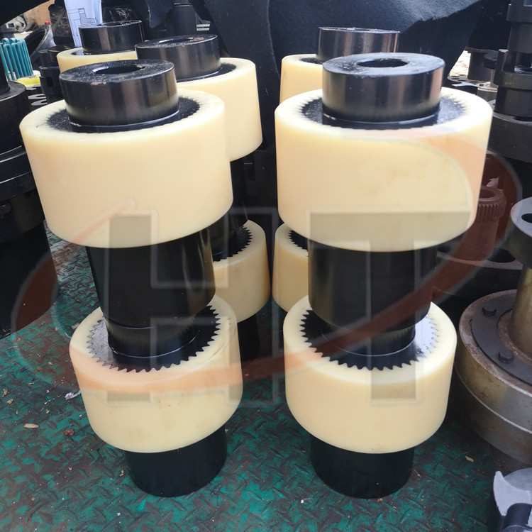 内齿尼龙弹性联轴器联轴套NL8电机油泵连接轴NL5尼龙套齿式联轴器