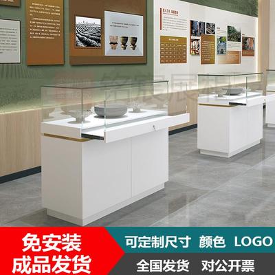 定制白酒不锈钢展柜产品展览玻璃柜台珠宝首饰陈列柜博物馆展示柜