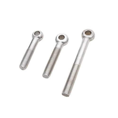 304不锈钢活接螺栓活节吊环螺杆鱼眼活结带孔螺丝杆m8m10m12m14