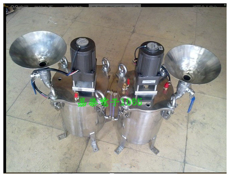 3L5L10L全不锈钢储胶点胶压力桶带进胶口/点胶压力桶带进料口