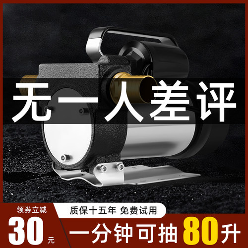 电动抽油泵正反转12v24v通用220v柴油泵加油抽油机自吸泵加油神器