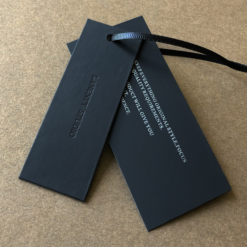 吊牌定做 女装男装挂牌卡片订做 服装店衣服标签定制 商标领标织