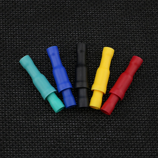 接线端子公母对插电线连接器接头快速接线耳绝缘冷压插拔式 铜鼻子