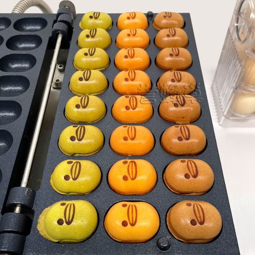 誉蜂巢枣豆糕点机器商用摆摊电热烤饼机烘焙鸡蛋糕模具网红小吃机