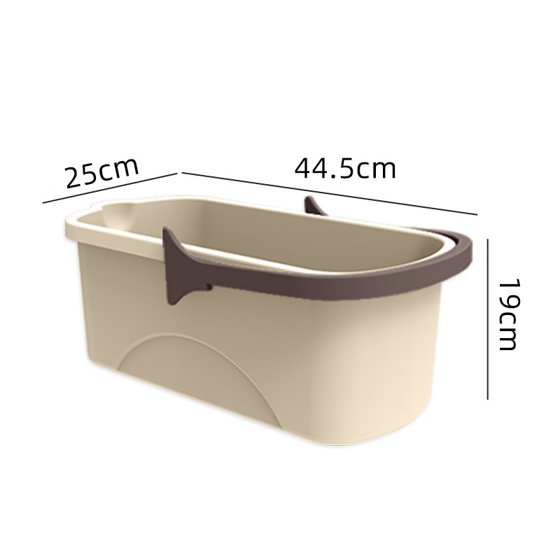 加长海绵拖把桶挤水桶单桶拖把盆塑料拖布桶长方形洗拖把桶地拖桶