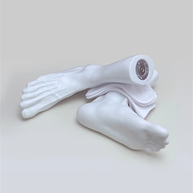 男生脚模型 鞋袜模特 道具脚袜膜 摄影模具艺术摆件