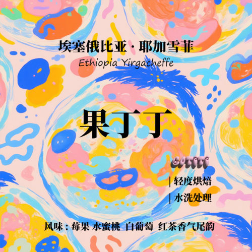 精品口粮耶加雪菲果丁丁咖啡豆