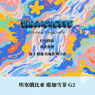 下单烘焙 埃塞俄比亚 手冲单品咖啡豆 水洗G2处理 227克 耶加雪菲