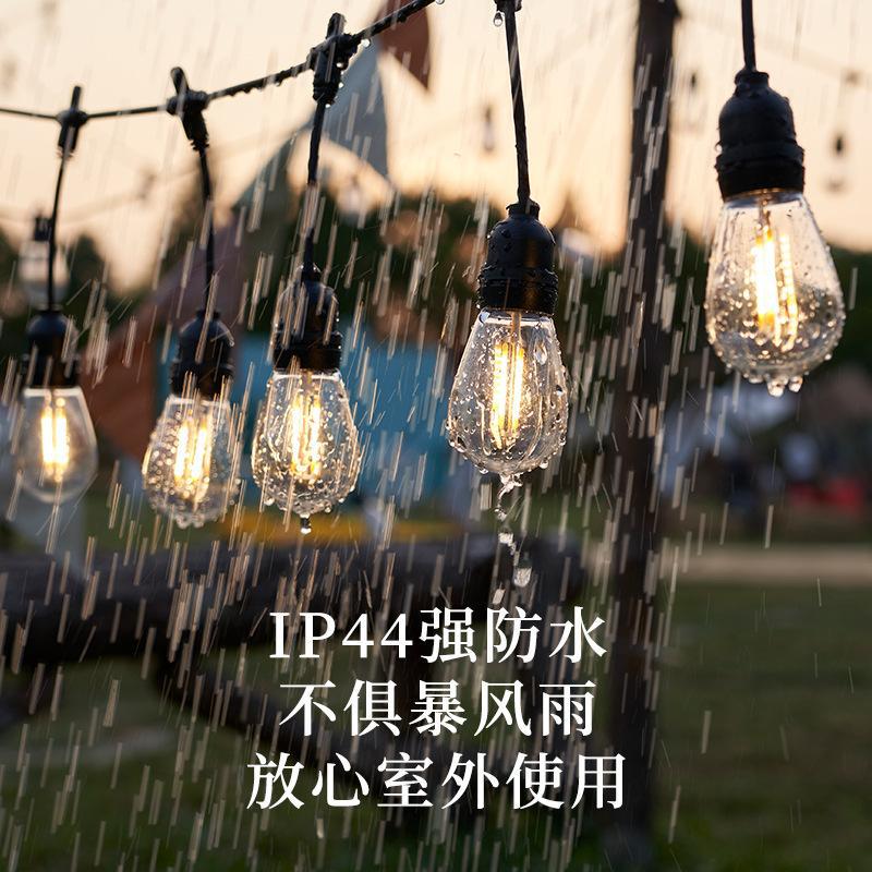 低压LED彩灯闪灯串灯满天星户外露营氛围灯阳台布置防水装饰灯带