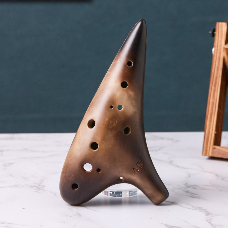 金铭12孔中音AC调陶笛音质佳初学入门十二孔AC学生成人专业演奏级