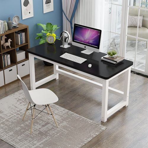 书桌定制85cm高台式电脑办公会议桌50宽小型60厘米70长圆角简易桌