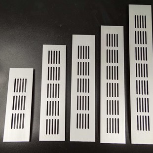 冲孔散热出风口多孔板铝合金小百叶散热孔鞋柜橱柜通气孔排气百叶