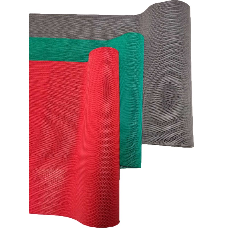 进门垫子地垫入户门PVC可裁剪大红色网格防滑塑料地毯镂空家用潮